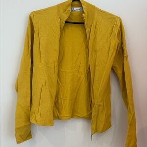 Zara Women's Mustard Yellow Blazer